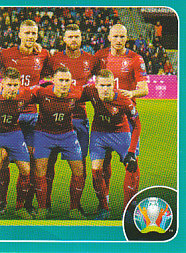 Line-up2 Czech Republic samolepka EURO 2020 #CZE3
